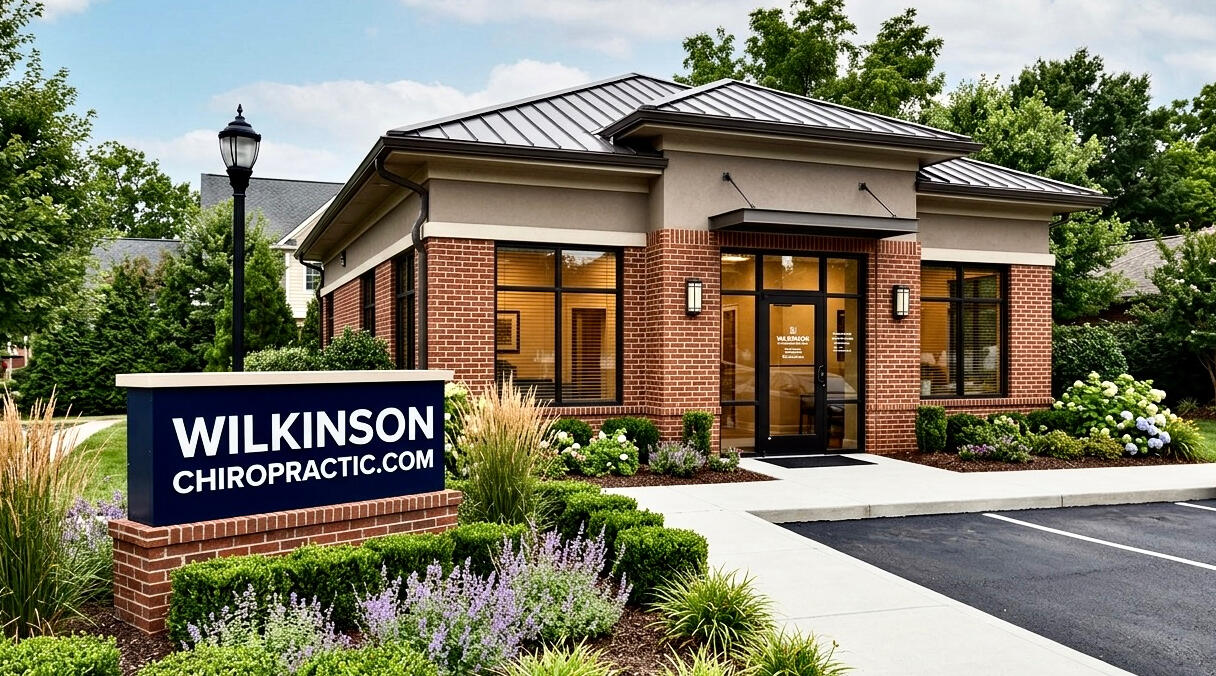 Wilkinson Chiropractic Wilkinson Chiropractic building signage