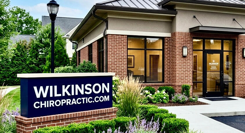 Wilkinson Chiropractic WilkinsonChiropractic.com signage